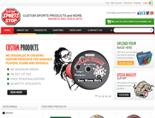 Tablet Screenshot of customsportstop.com